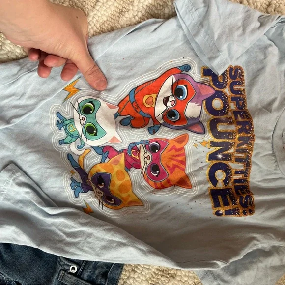 Super kitty 6-7 girl outfit bundle with slim flare jeans - Picture 4 of 4